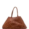 DRAGON DIFFUSION BORSA BIG SANTA CROCE TAN