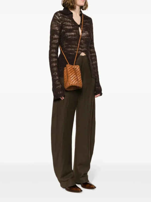 DRAGON DIFFUSION BORSA POMPOM TAN