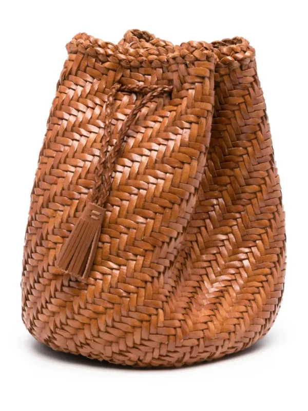 DRAGON DIFFUSION BORSA POMPOM TAN