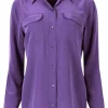 EQUIPMENT CAMICIA SIGNATURE VIOLA