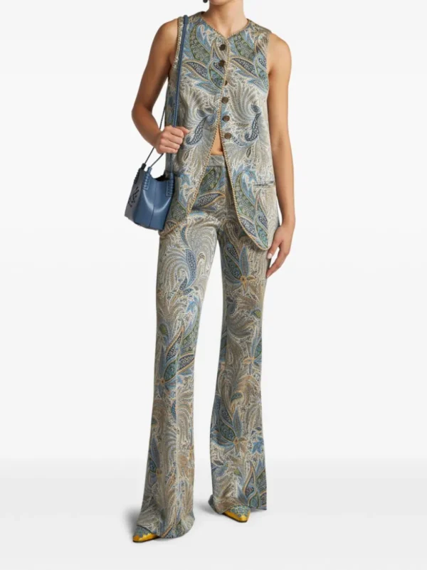 ETRO GILET JACQUARD