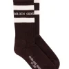 GOLDEN GOOSE  CALZE  BORDEAUX