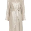 HERNO TRENCH SPALMATO ORO