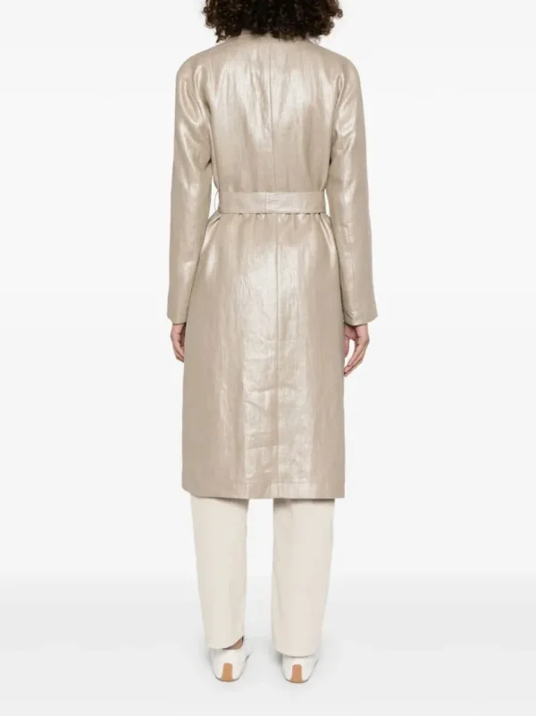 HERNO TRENCH SPALMATO ORO