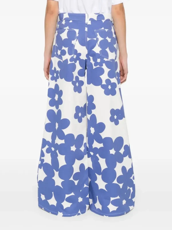 MARNI PANTALONI A FIORI