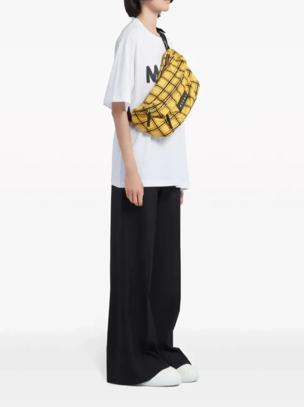 MARNI T-SHIRT LOGO BIANCO