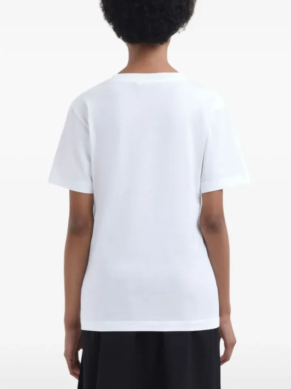 MARNI T-SHIRT LOGO STAMPA LOGO NERO