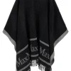 MAX MARA PONCHO HILDE NERO