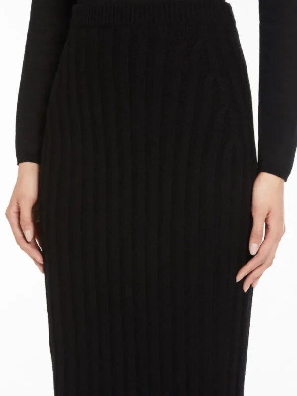 MAX MARA SFILATA GONNA "SETA" NERO