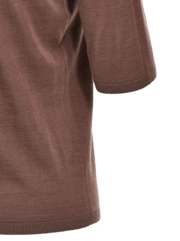 MAX MARA T-SHIRT  CECINA CUOIO