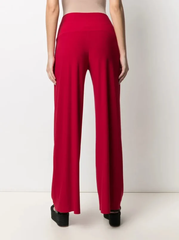 NORMA KAMALI PANTALONE ROSSO