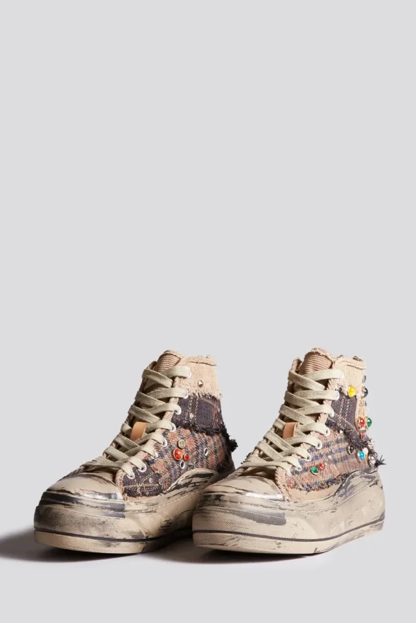 R13 SNEAKERS PATCHWORK
