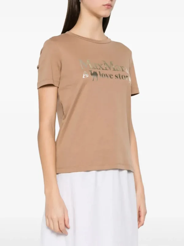 'S MAX MARA T-SHIRT QUIETO CAMEL
