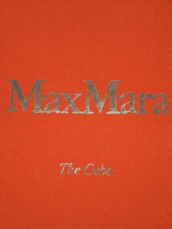 'S MAX MARA T-SHIRT QUIETO ORANGE