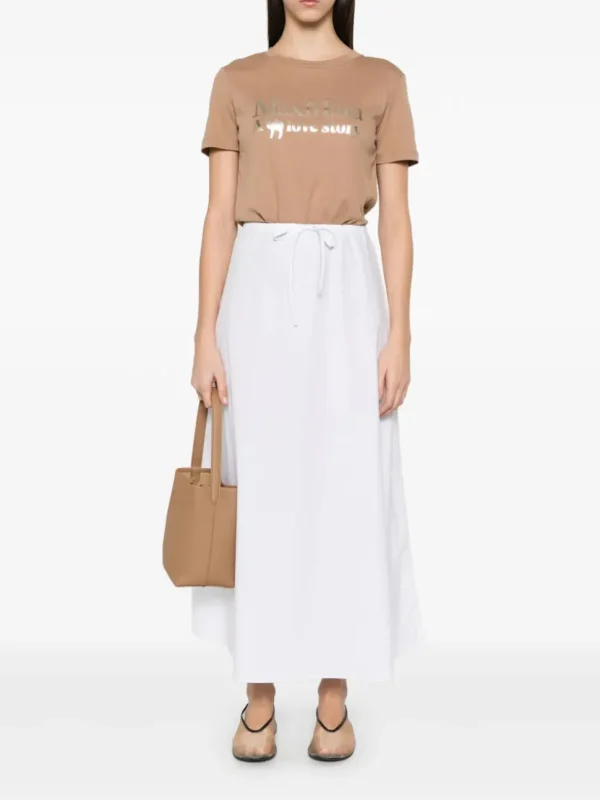 'S MAX MARA T-SHIRT QUIETO CAMEL