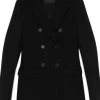 SPORTMAX GIACCA FRIZZO NERO