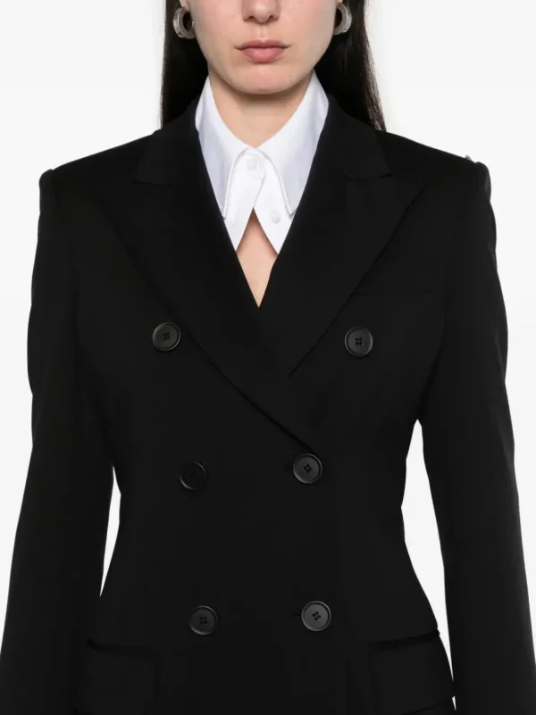 SPORTMAX GIACCA FRIZZO NERO