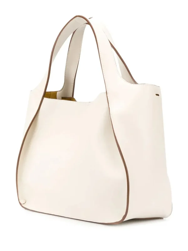 STELLA McCARTNEY LOGO TRAFORATO WHITE