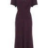 VICTORIA BECKHAM ABITO MIDI NERO