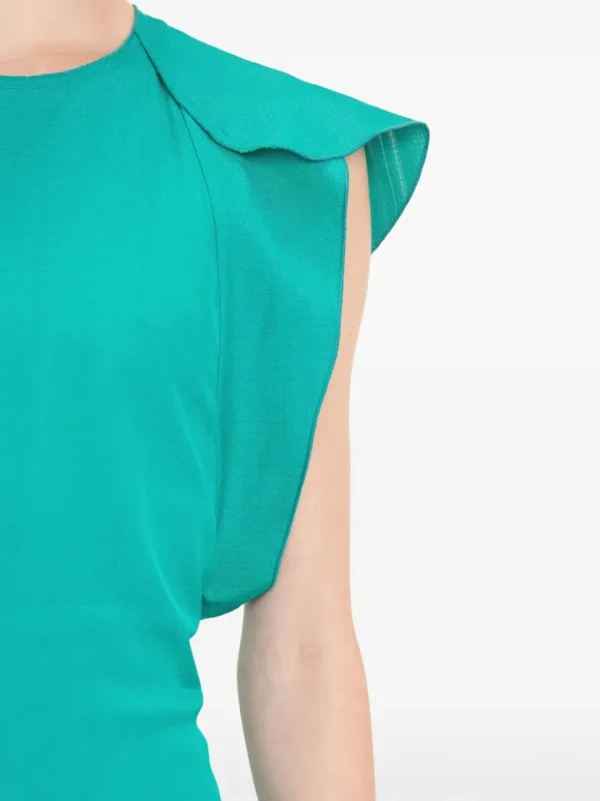 VICTORIA BECKHAM ABITO MIDI VERDE