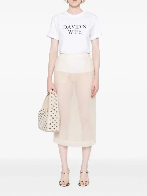 VICTORIA BECKHAM T-SHIRT "DAVID'S WIFE"