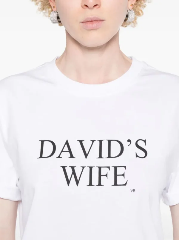VICTORIA BECKHAM T-SHIRT "DAVID'S WIFE"